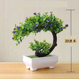 Bonsai Pot Plants Artificial - Rose Style 3 - home decor 2