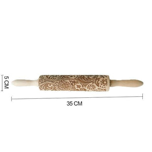 Christmas-Embossing Rolling Pin - 35 CM 1 - Kitchen Tools