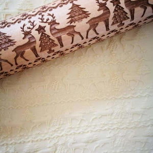 Christmas-Embossing Rolling Pin - gutou - Kitchen Tools
