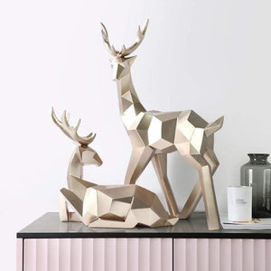 Deer Sculpture - Gold - Home Decor 3