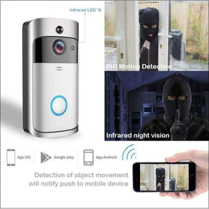 Door Camera Bell - Silver - Video Intercom 3