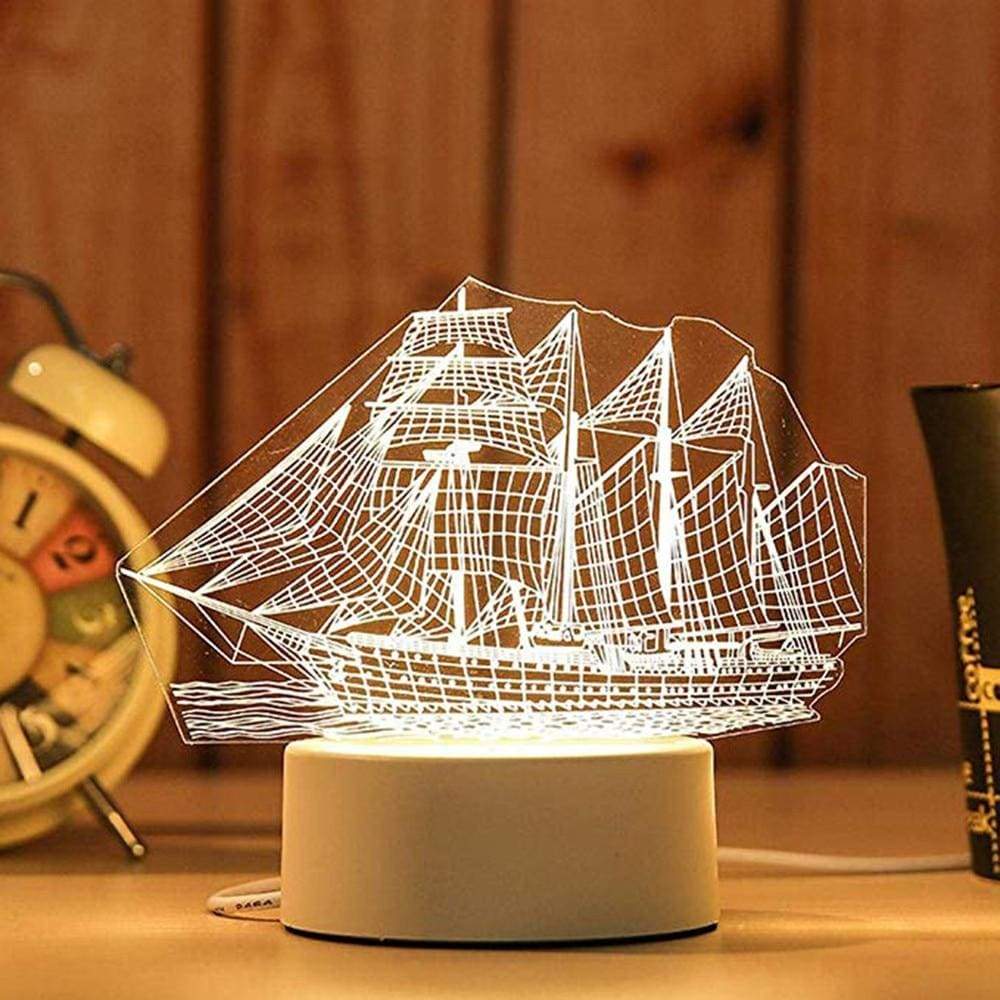 LED Table Lamp 3D - Illusion