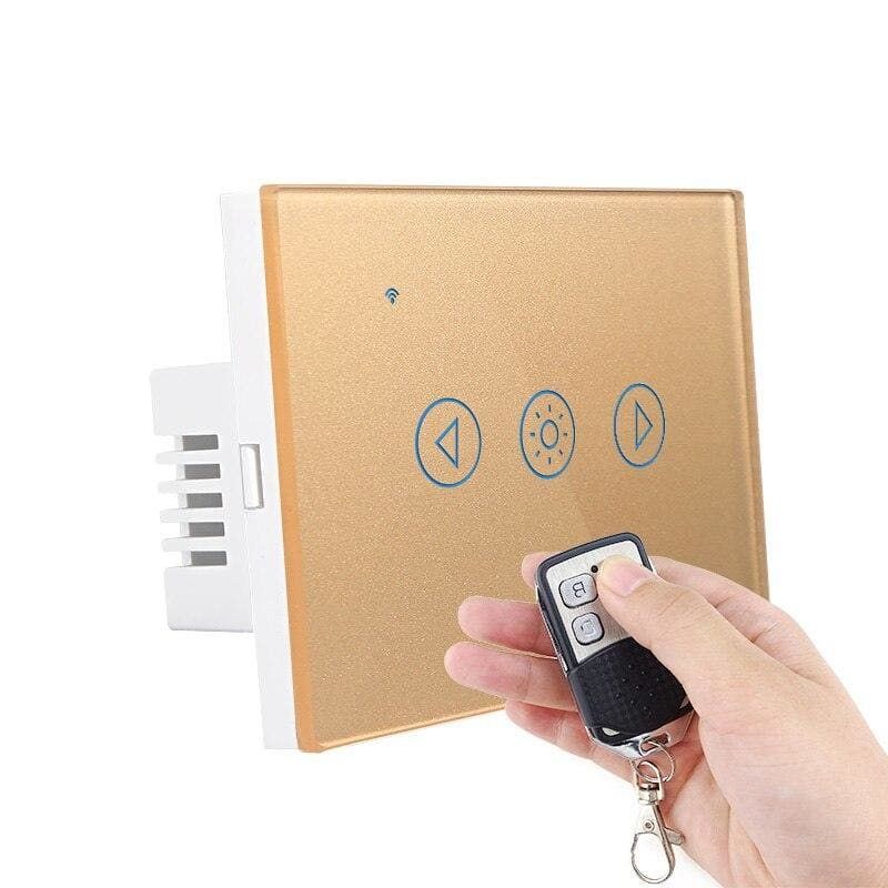 Smart Switch For Light - Gold with Remote / 433.92Mhz