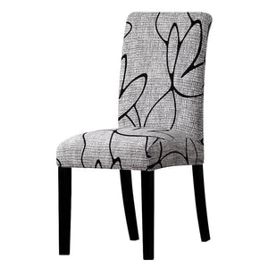 Stretchable Printed Chair Cover - K085 / Universal Size