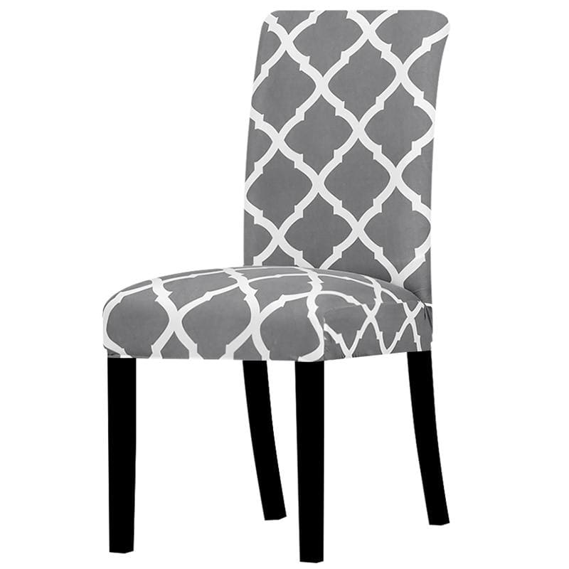 Stretchable Printed Chair Cover - K246-G / Universal Size