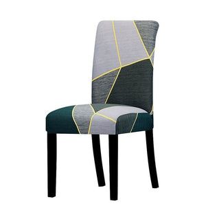 Stretchable Printed Chair Cover - K744 / Universal Size