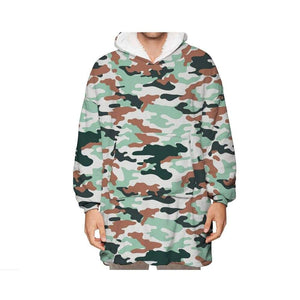 Wearable Hooded Blankets Pullover - camouflage / Kids