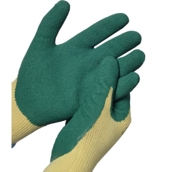 12 pairs korean latex coated work gloves – waterproof
