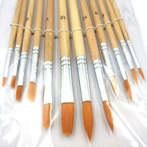 12 pcs different paint brush - creativity tools