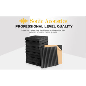 2-inch acoustic foam panels – soundproofing wall & ceiling