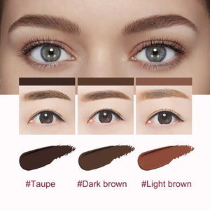3-in-1 eyebrow brush set with waterproof cream –