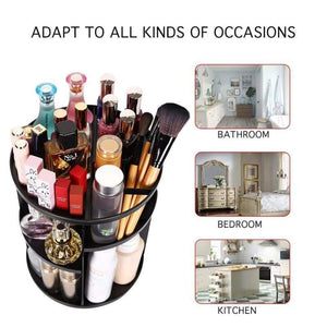 360 degree makeup organizer - bathroom accessories