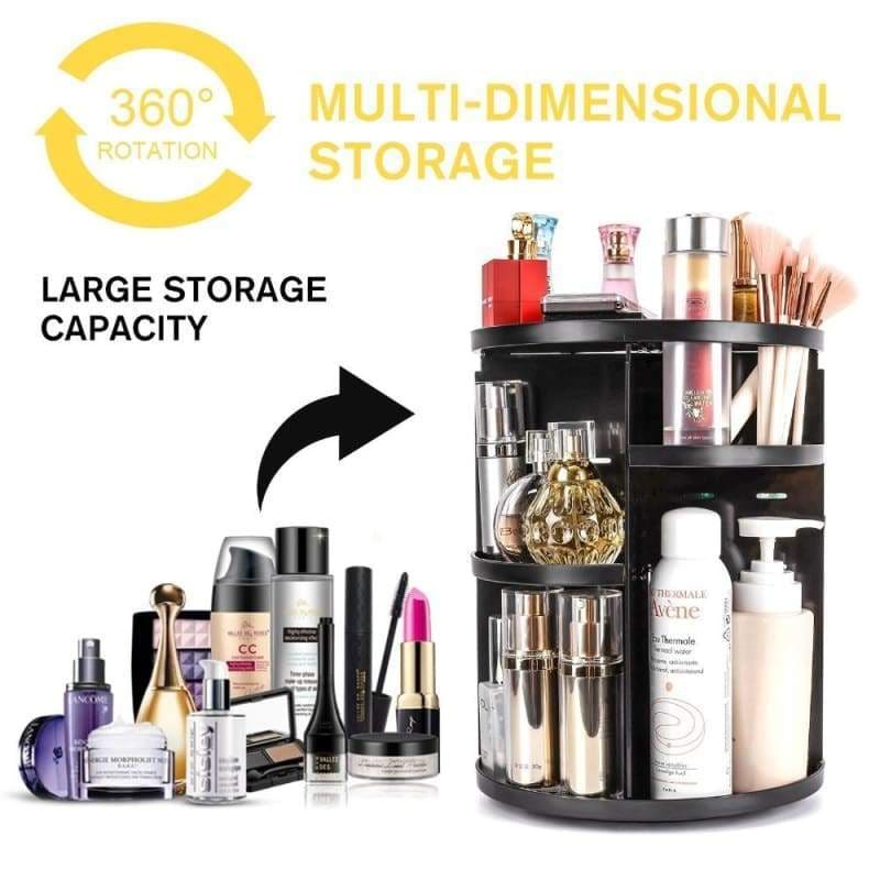 360 degree makeup organizer - bathroom accessories
