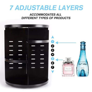 360 degree makeup organizer - bathroom accessories
