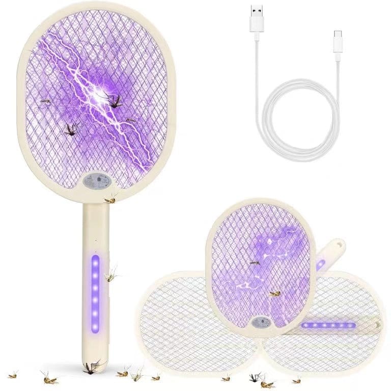 4000v electric fly zapper – 2-in-1 rechargeable bug killer