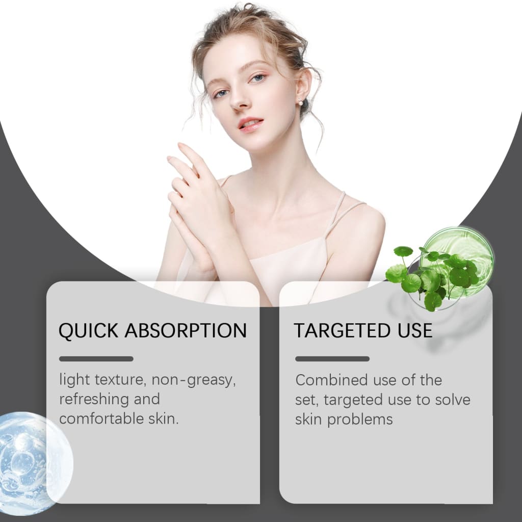 5 piece face serum gift set – hyaluronic acid niacinamide &