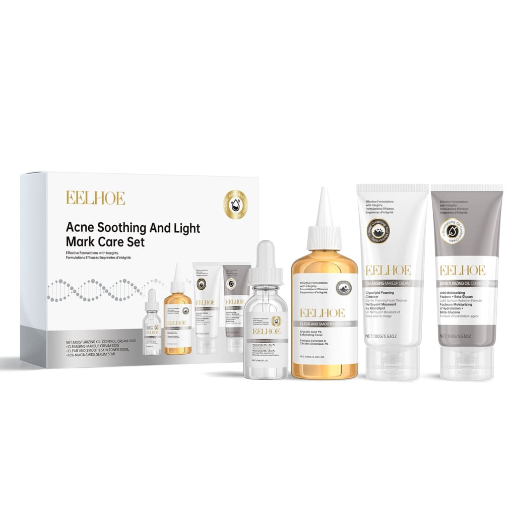 Acne light print care kit – glycolic acid niacinamide &