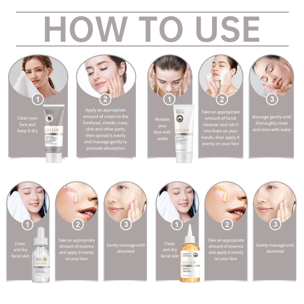 Acne light print care kit – glycolic acid niacinamide &