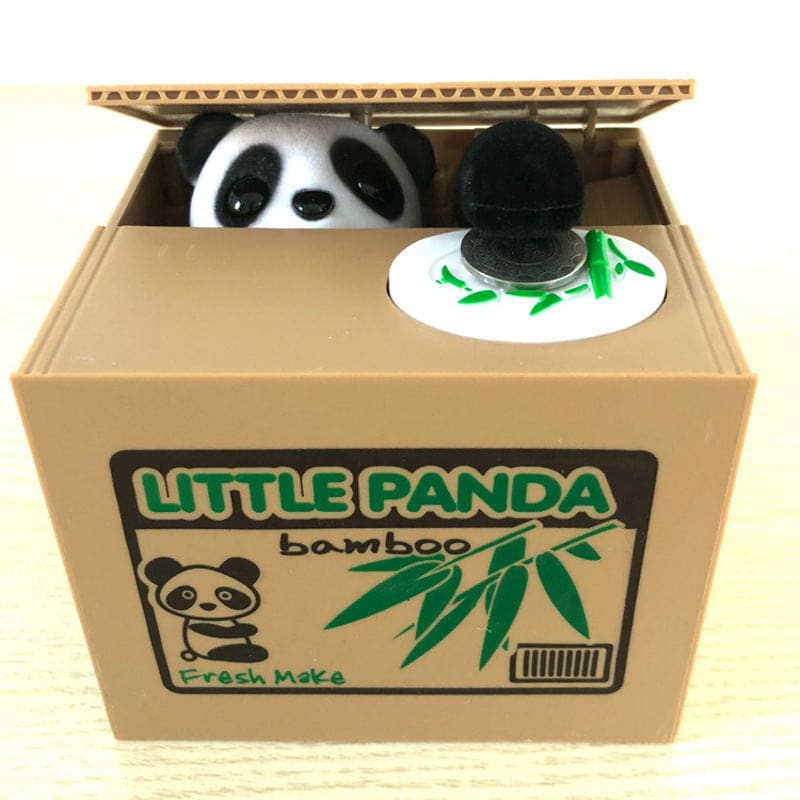 Automated panda/cat coin bank 🐾 | electronic money saving