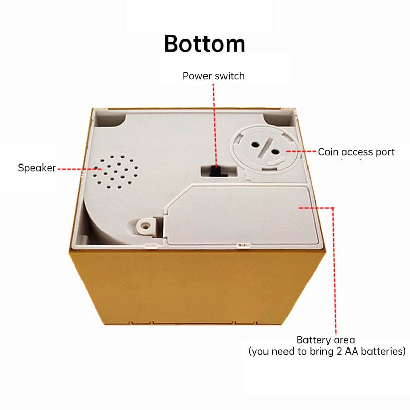 Automated panda/cat coin bank 🐾 | electronic money saving