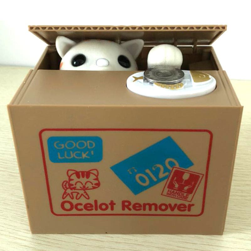 Automated panda/cat coin bank 🐾 | electronic money saving