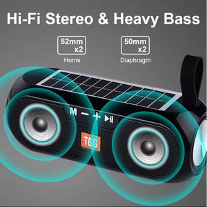 Bluetooth 5.0 waterproof wireless speaker – portable