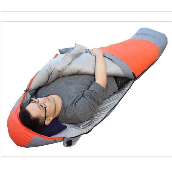 Camping sleeping bags just for you - orange 1500g