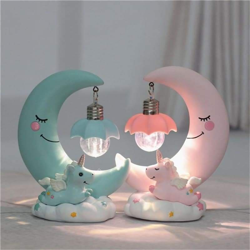 Cute unicorn lamp for kids - led night lights