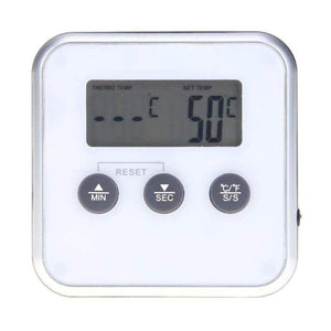 Digital instant meat thermometer - white