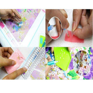 Diy diamond painting full round 5d