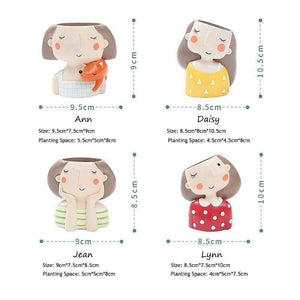 Dreamy girl flower pots - & planters