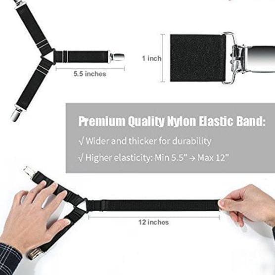 Elastic bed sheet grippers holder - sheet holders