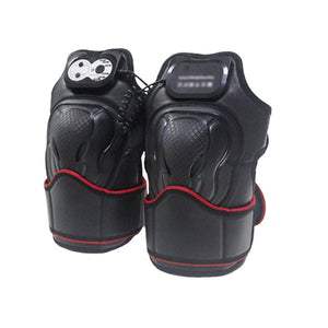 Electric heated knee massager wrap with vibration & asiatic