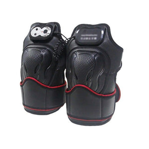Electric heated knee massager wrap with vibration & asiatic