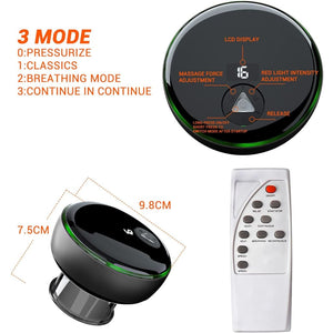 Electric smart cupping therapy set – 5-in-1 remote control