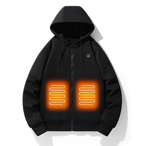 🔥 european & american zipper heating hoodie –