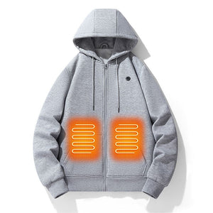 🔥 european & american zipper heating hoodie –