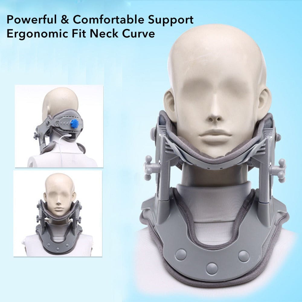 Heated neck cervical traction device – adjustable posture