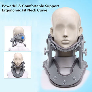 Heated neck cervical traction device – adjustable posture