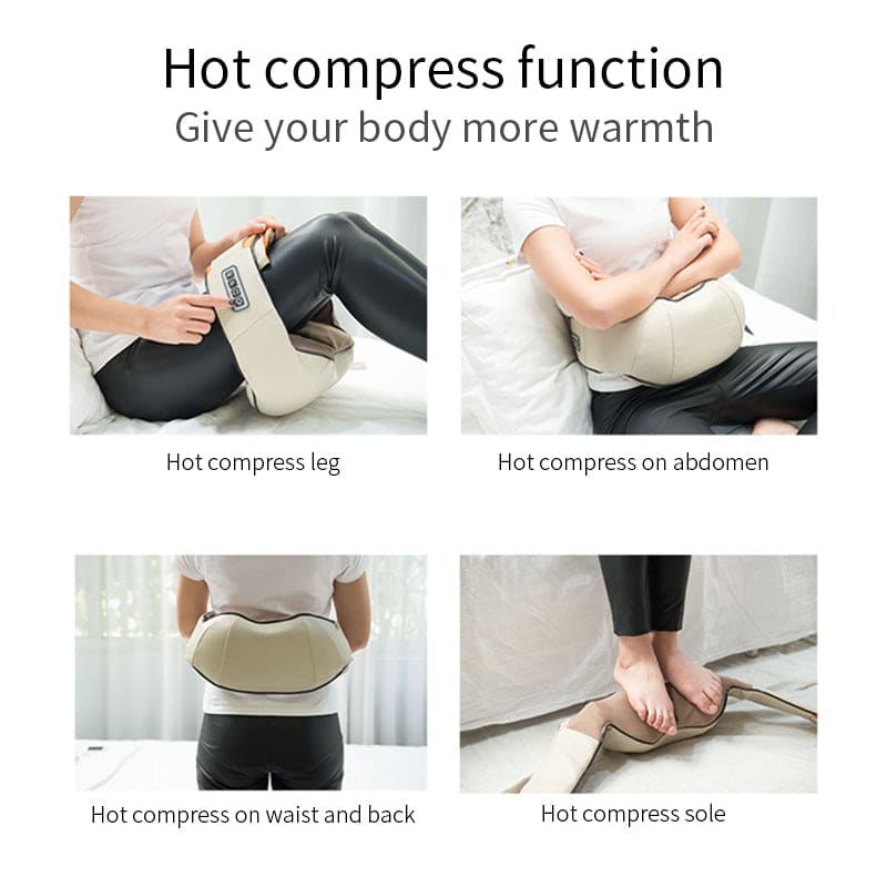 🔥 kneading massage shawl – electric cervical back ; waist