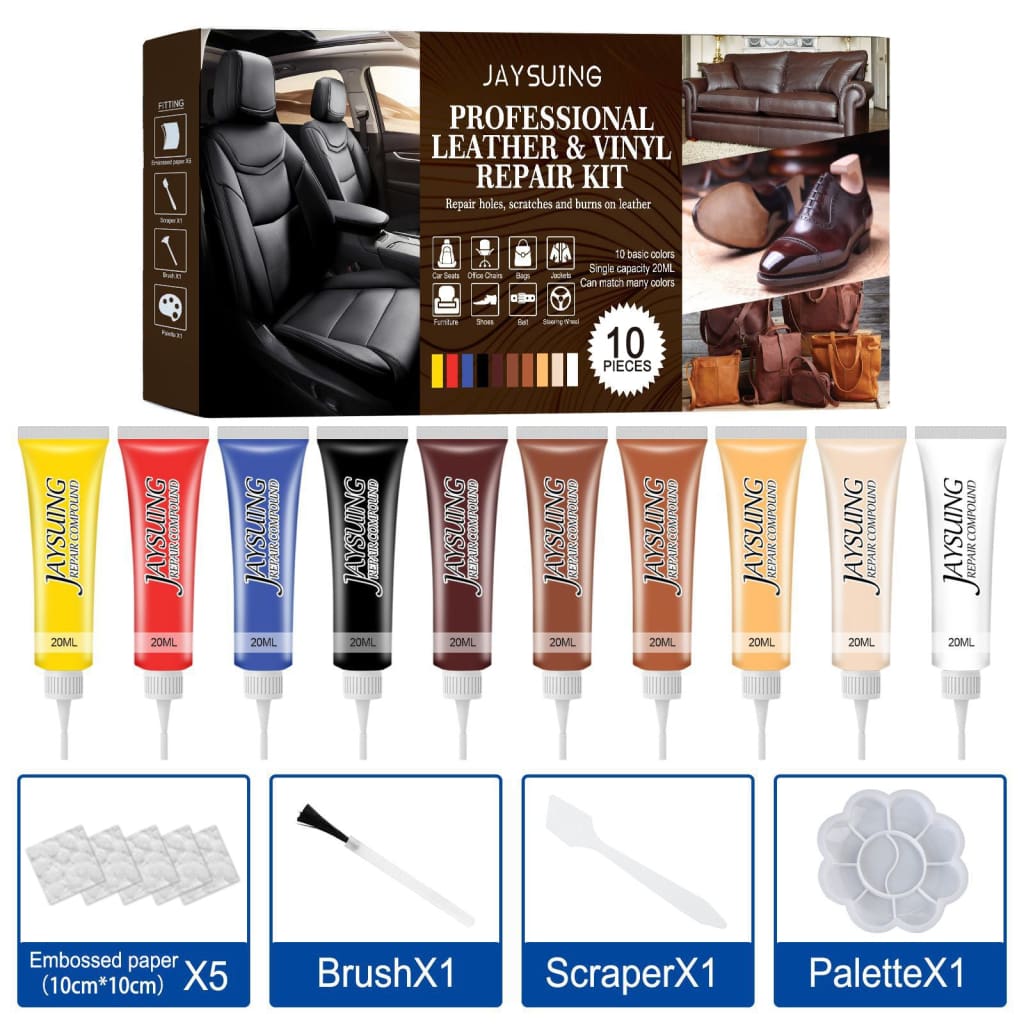 Leather toning cream set – scratch repair & waterproof