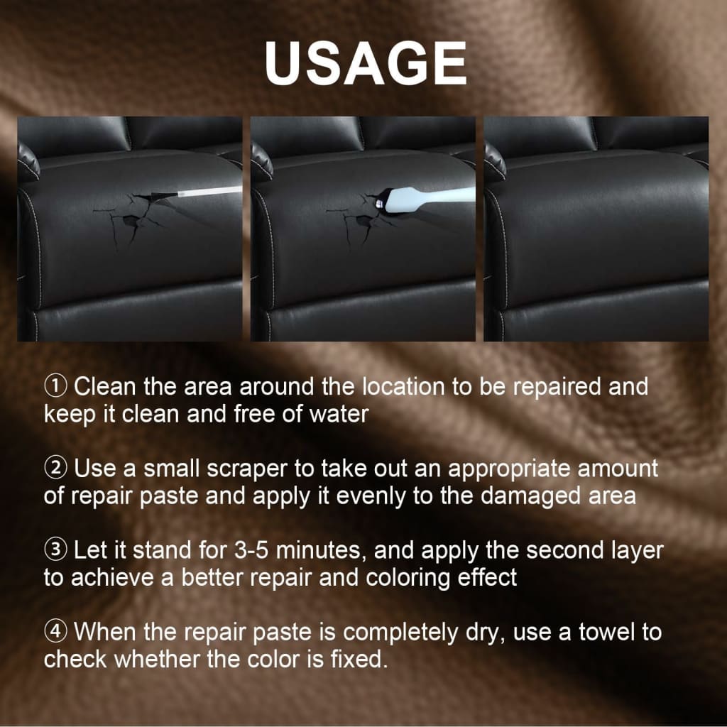 Leather toning cream set – scratch repair & waterproof