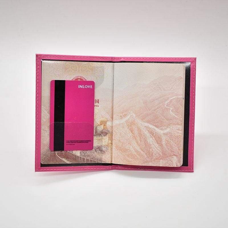 Leather usa passport holder - card & id holders