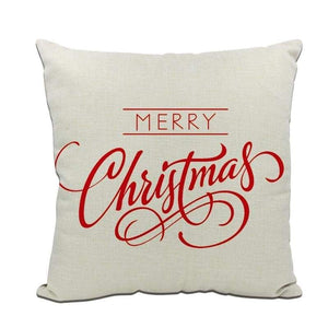 Linen decorative pillows cover - 11 / 45x45cm - christmas
