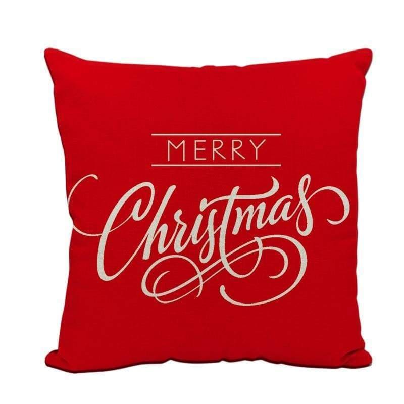 Linen decorative pillows cover - 12 / 45x45cm - christmas