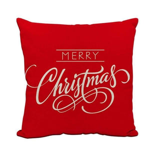 Linen decorative pillows cover - 12 / 45x45cm - christmas