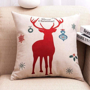 Linen decorative pillows cover - 7 / 45x45cm - christmas