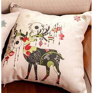 Linen decorative pillows cover - 8 / 45x45cm - christmas