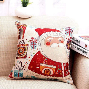 Linen decorative pillows cover - christmas decoration
