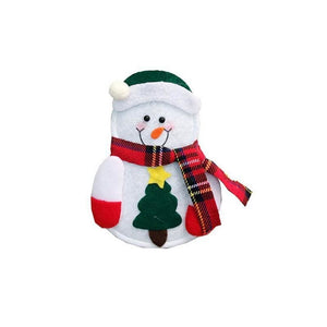 Little snowman cutlery bag - stockings & gift holders